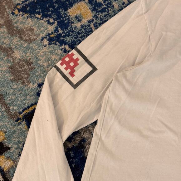 Comme des Garçons SHIRT Long Sleeve Invader Graphic T-Shirt - Picture 4 of 7